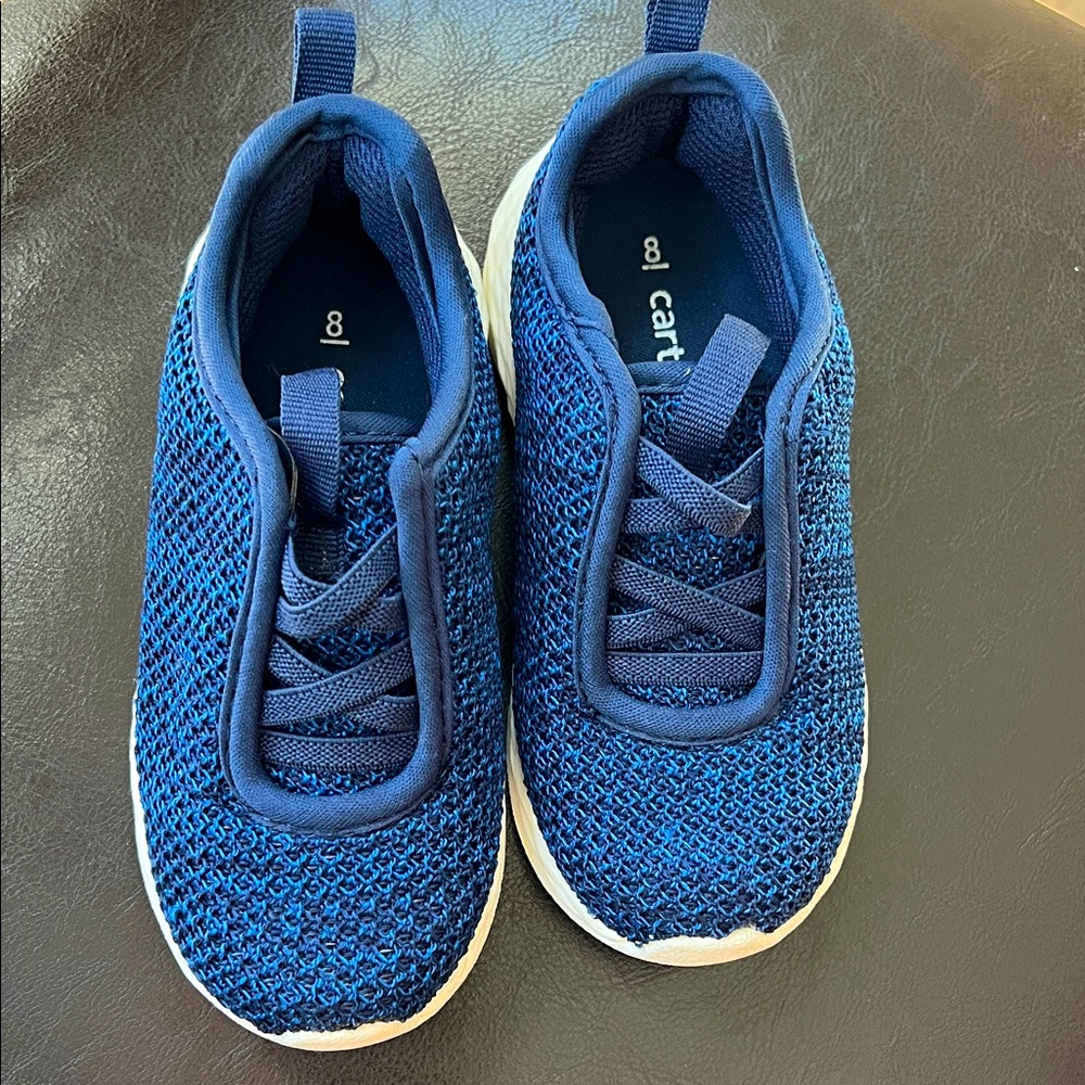 Carter's Kids Navy Blue Mesh Sneakers New toddler 2-3 years old
